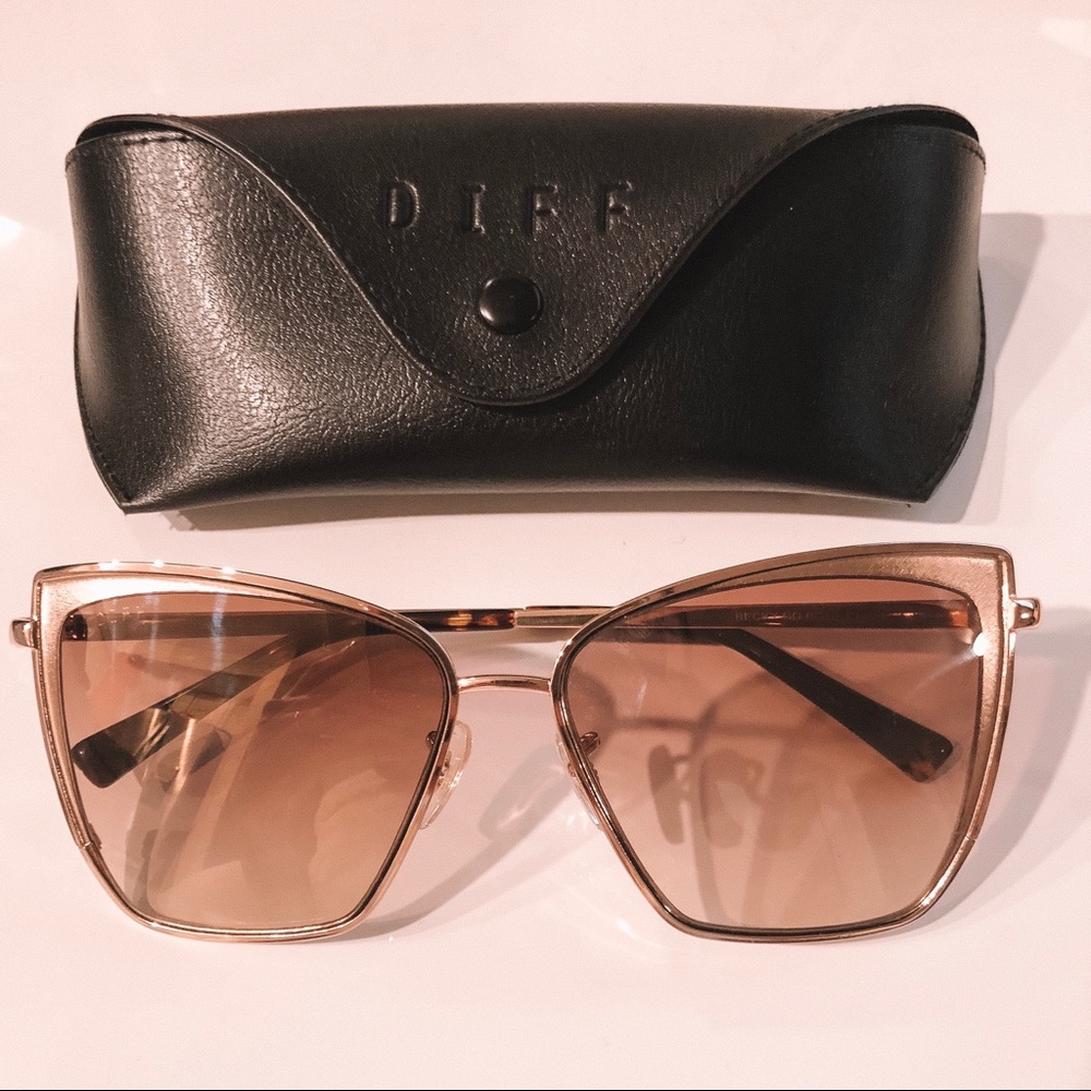 DIFF Eyewear Becky Gold